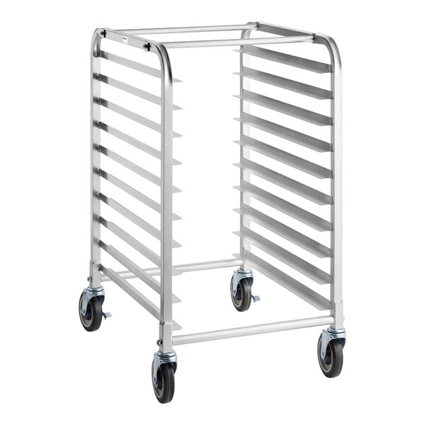 Regency 10 Pan End Load Half Height Bun / Sheet Pan Rack - Assembled