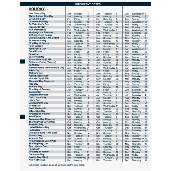 A House of Doolittle black 14-month monthly appointment book with days and dates.