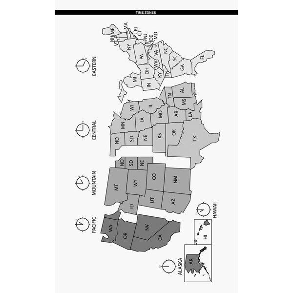 A white House of Doolittle 2024 weekly appointment book with a map of the United States.