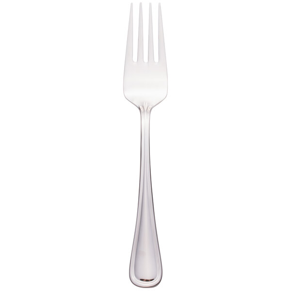 A silver Walco stainless steel cold meat fork.