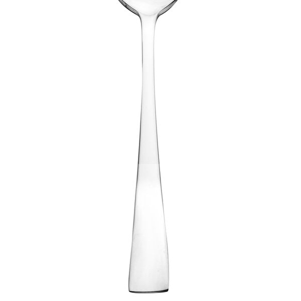 A Walco stainless steel dessert spoon with a handle and spoon end.