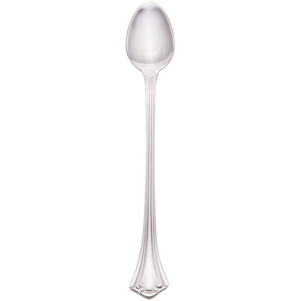 A Walco stainless steel iced tea spoon with a handle.