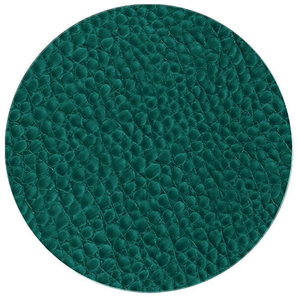 H. Risch Inc. 15" Aqua Vinyl Round Placemat