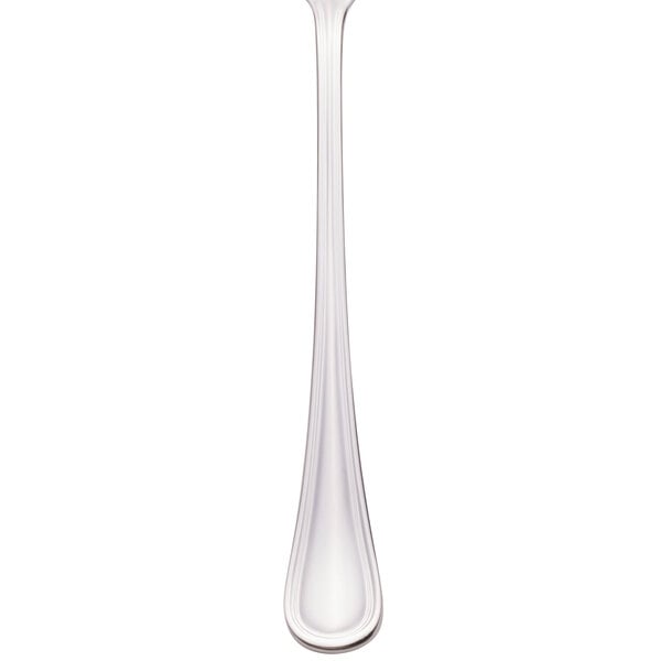A close-up of a Walco stainless steel iced tea spoon with a white background.