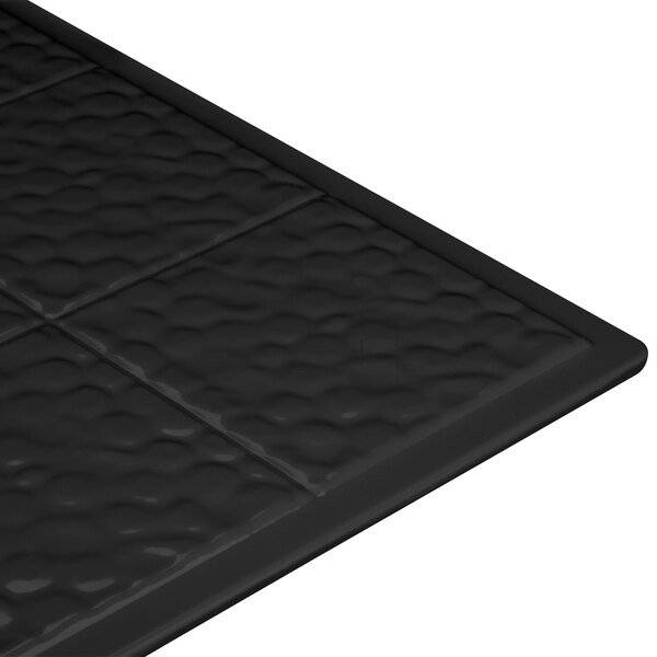 A black GET melamine adapter plate cut-out cover.