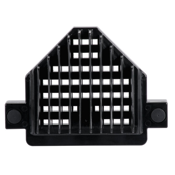 An Edlund Titan Max-Cut push block assembly with black plastic vents and holes.