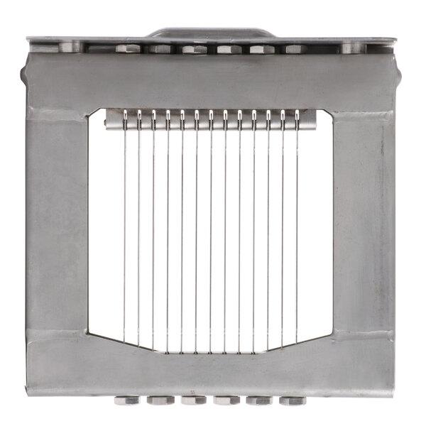 A metal blade with many small metal pieces.