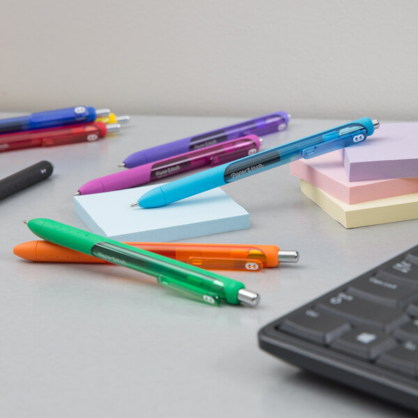 thumbnail image 2 of Paper Mate Ink Joy Gel Pens – 5 Pack, Blue Ink, Comfort Grip, Fast Drying 2 of 3