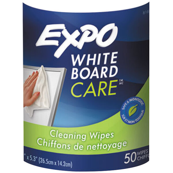 Expo 81850 6" x 9" DryErase BoardCleaning Wet Wipes