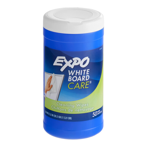 Expo 81850 5 1/2" x 8" Dry-Erase Board-Cleaning Wet Wipes
