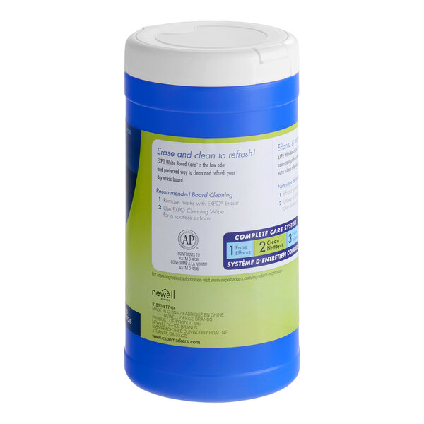 Expo 81850 5 1/2" x 8" Dry-Erase Board-Cleaning Wet Wipes