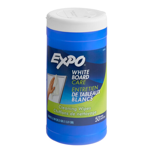 Expo 81850 5 1/2" x 8" Dry-Erase Board-Cleaning Wet Wipes
