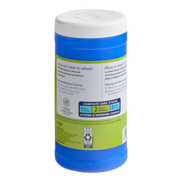 Expo 81850 5 1/2" x 8" Dry-Erase Board-Cleaning Wet Wipes