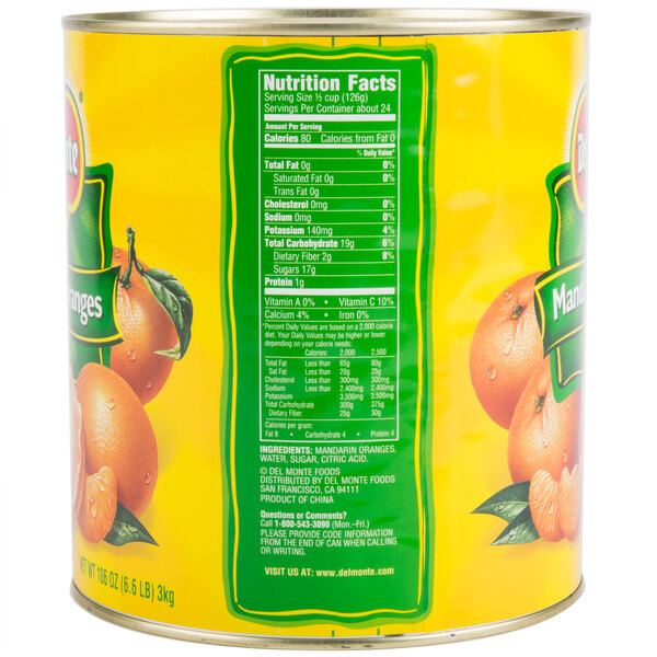 Whole Mandarin Oranges in Light Syrup Canned Mandarin Oranges 10 Can