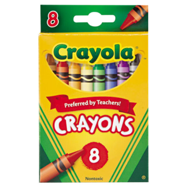 Crayola Crayons, Assorted, 8ct. - 1 Pkg