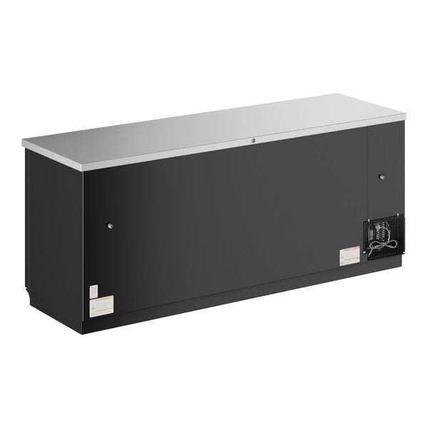 A black metal box with a glass door and silver metal trim.