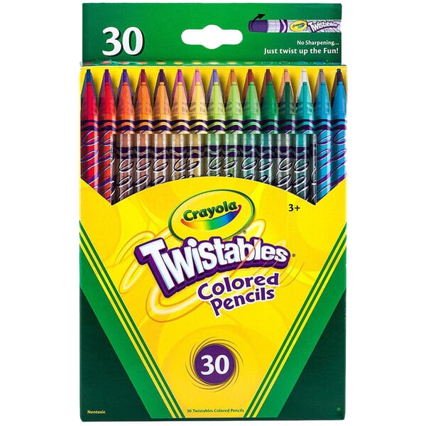 Download Crayola 687409 Twistables 30-Color Assorted 2mm Colored Pencil Set - 30/Pack