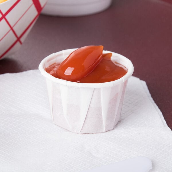 paper ketchup cups