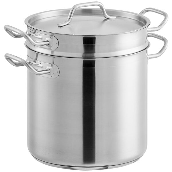 ALL-CLAD 12 QT Multi Pot 4 Piece Stock Pot Pasta & Steamer Inserts w/ Lid