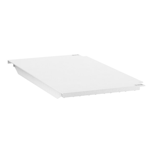 Cambro CS2111S480 21" x 11" Solid Shelf End Plate for Camshelving® Premium, Elements, and Elements XTRA Series