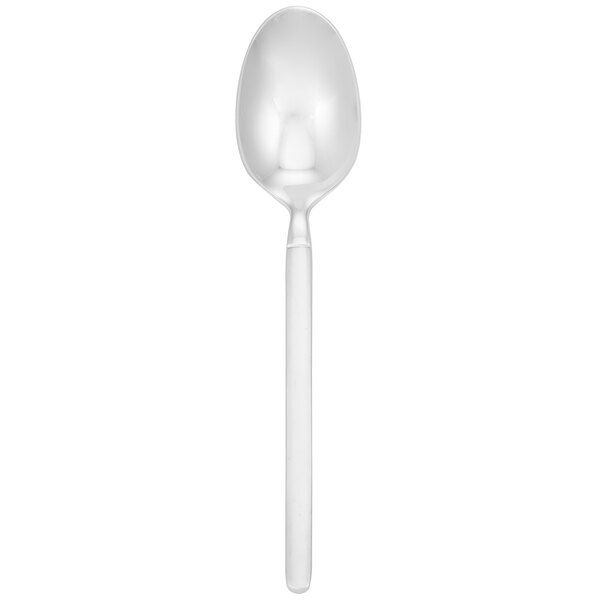 A Walco stainless steel serving spoon with a frosted handle.