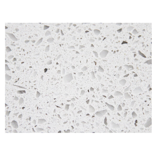 Art Marble Furniture Q403 30" x 48" Snow White Quartz Tabletop