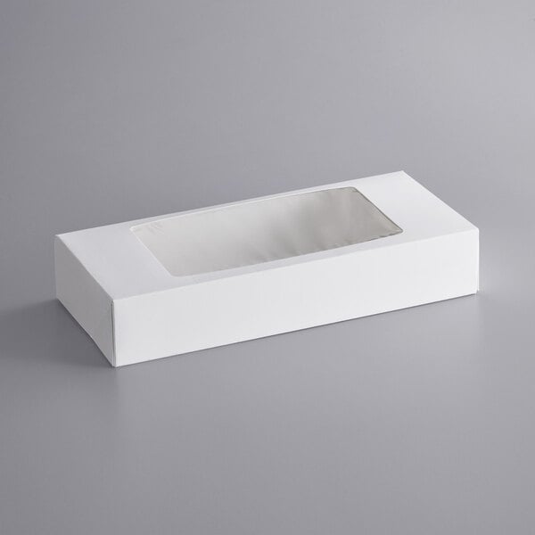 12 1 2 X 5 1 2 X 2 1 4 White Auto Popup Window Cookie Bakery Box 0 Case