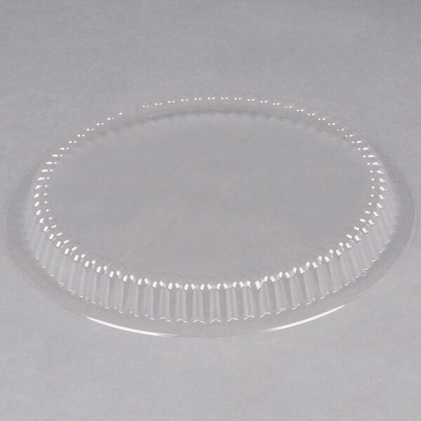 Uline Crystal Clear Plastic Lid - 9 & 12 oz, Dome