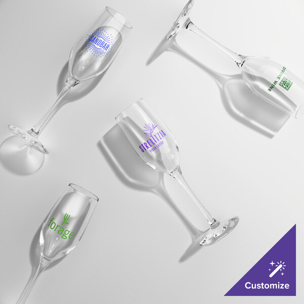 Chef & Sommelier L5640 Sequence 6 oz. Customizable Flute Glass by Arc Cardinal - 12/Case