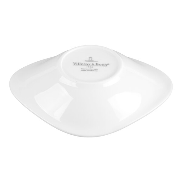 Villeroy & Boch Dune 2.75 oz. White Porcelain Flat Bowl - 6/Case