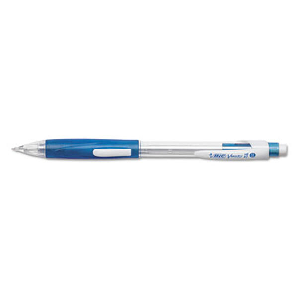 Bic MPFSC11BK Clear Barrel 0.5mm Velocity Side Clic HB Lead 2 Mechanical Pencil 12/Pack