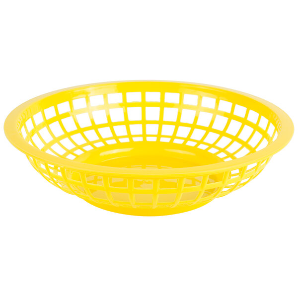 Commercial Restaurant Grade Baskets Microwave and Dishwasher Safe 12 Pack Plastic Baskets