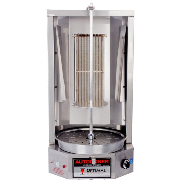 Optimal Automatics 3PGM Autodoner Natural Gas 35 lb. Vertical Broiler