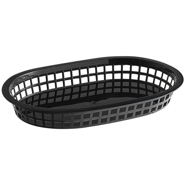 Oval Polypropylene Basket Bread Basket Chip Takeaway Fast Food Bowl 215x160mm 