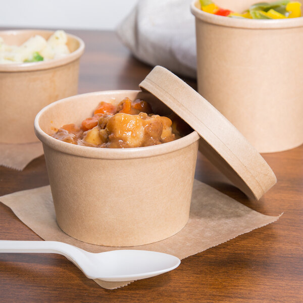 Download EcoChoice 8 oz. Kraft Paper Soup / Hot Food Cup with ...