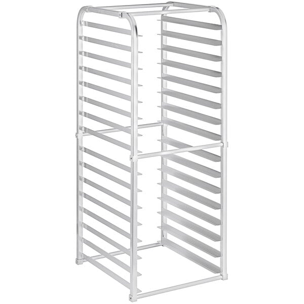 Regency 16 Pan Aluminum End Load Sheet / Bun Pan Rack for Reach-Ins - Assembled