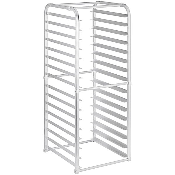 New Age Aluminum 12 Pan Capacity End Load Bun Pan Rack - 26L x 20