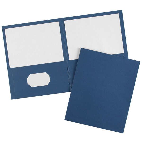 Avery Two-Pocket Folder 40-Sheet Capacity Dark Blue 25/Box 47985