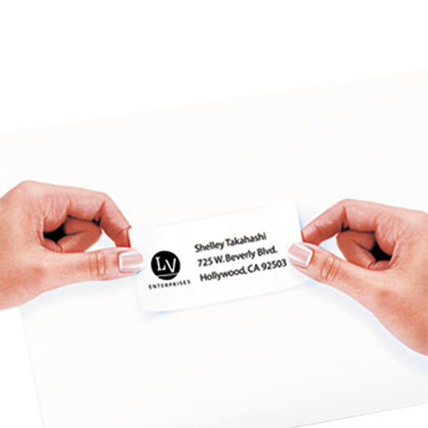 Avery 55163 2 X 4 White Repositionable Shipping Labels 1000 Box