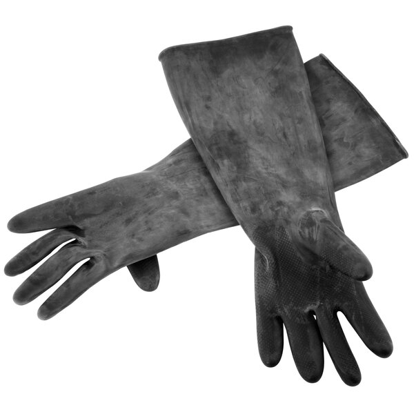 black dish gloves
