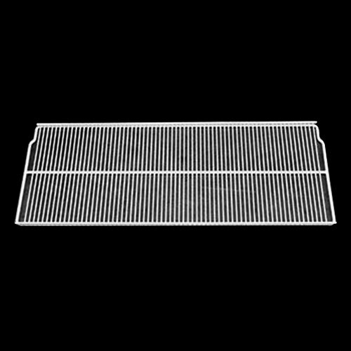a white metal grate on a black background