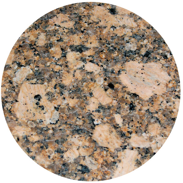 Art Marble Furniture G217 48 Round Giallo Fiorito Granite Tabletop Art Marble Furniture G217 48 Round, 48 Round Granite Table Top