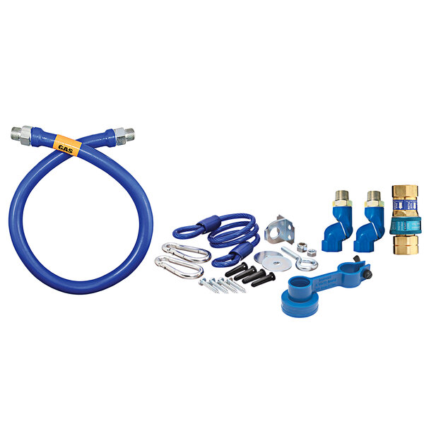 Dormont 1675BPQ2SR72 SnapFast® 72" Gas Connector Kit with Double Swivel