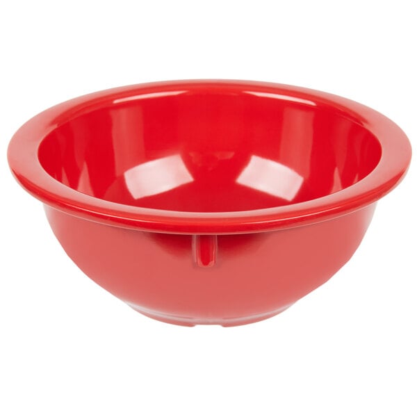 Carlisle 4386005 Red Dayton 14 oz. Rimmed Bowl - 24/Case