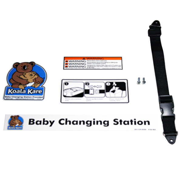 A Koala Kare baby changing station refresh kit with black text on a white background.