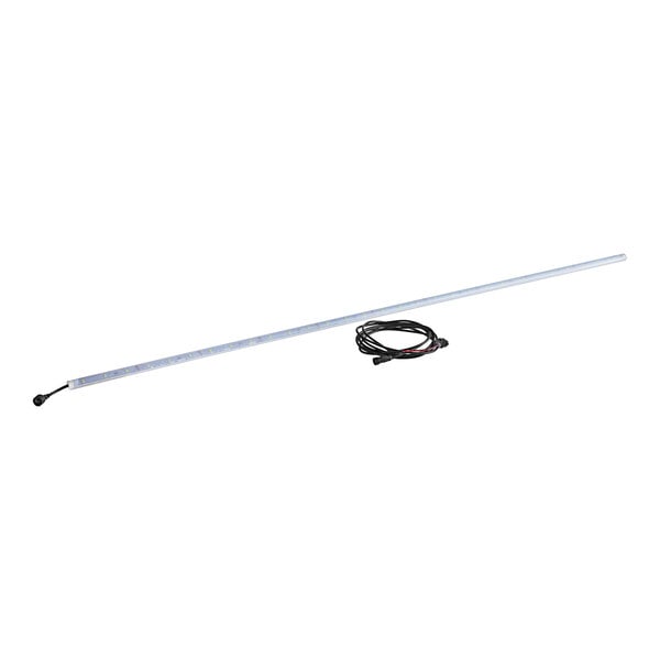 An Avantco LED light bar with wires.