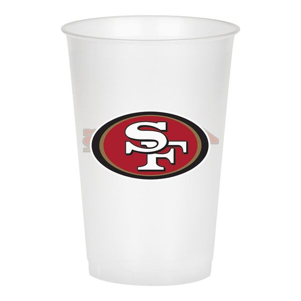 Creative Converting San Francisco 49ers 20 oz. Plastic Cup - 96/Case