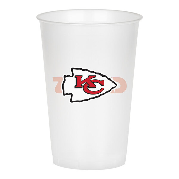 Creative Converting Kansas City Chiefs 20 oz. Plastic Cup - 96/Case