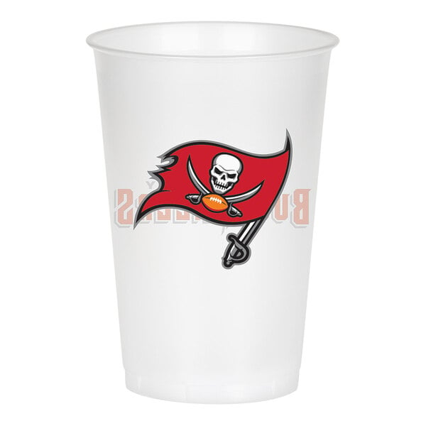 Creative Converting Tampa Bay Buccaneers 20 oz. Plastic Cup - 96/Case