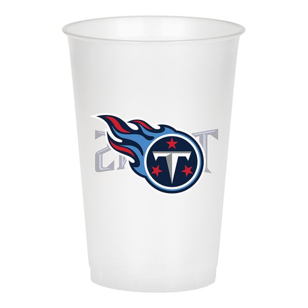 Creative Converting Tennessee Titans 20 oz. Plastic Cup - 96/Case